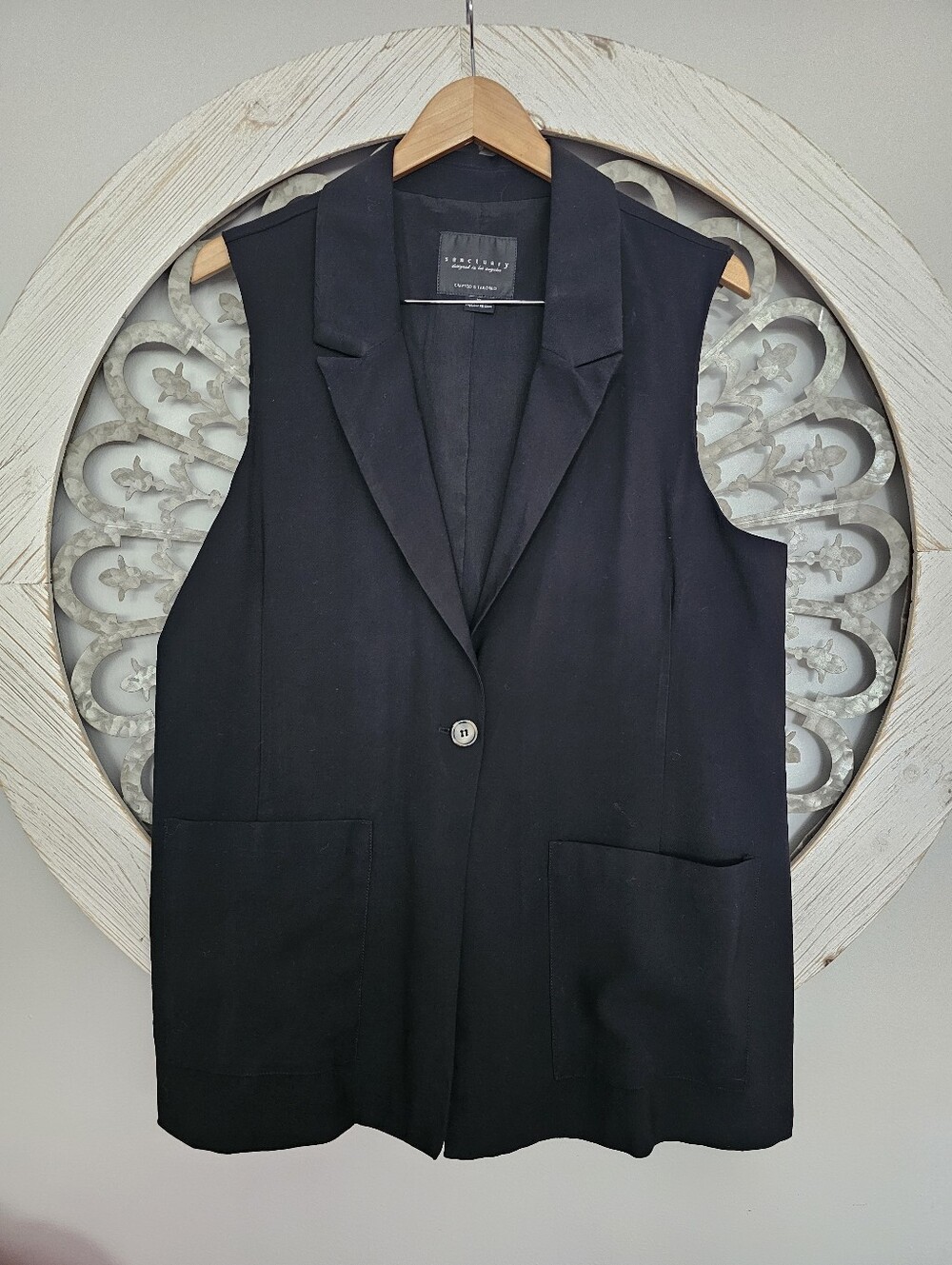 Sanctuary Long Sleeveless Vest